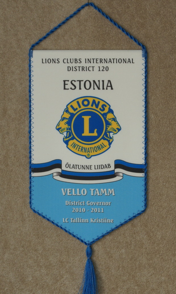 Lions International - District Governor 2010-2011 - sinise paelaga