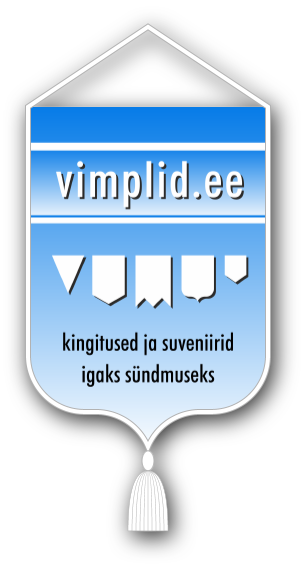 Vimplid.ee - kingitused ja suveniirid igaks sündmuseks - Kurviline vimpel